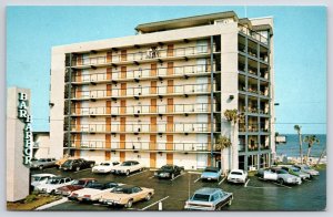 Bar Harbor Motor Inn Myrtle Beach South Carolina Ocean View Parking Lot Postcard