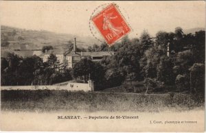 CPA BLANZAT Papeterie de Saint-Vincent (1254443)