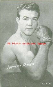 Boxing Arcade Card, Boxer Laverne Roach 