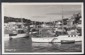 Devon Postcard - Boats in Torquay Harbour   RS11801