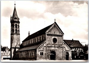 Schwäbisch Gmünd Sankt Johanniskirche Romanische Basilika Germany RPPC Postcard