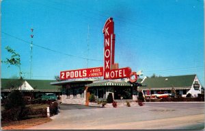 Postcard Knox Motel in Knoxville, Tennessee~131956 