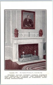 Stephen Collins Foster's Famous Portrait Over Fireplace In Parlor - Pennsylvania