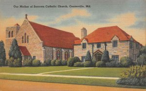 CENTERVILLE, Maryland MD  OUR MOTHER OF SORROWS CATHOLIC CHURCH c1940's Postcard