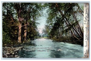 1907 On The Bellamy River Dover New Hampshire NH Antique Posted Postcard