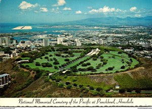 Hawaii Oahu National Memorial Cemetery Of The Pacific At Punchbowl