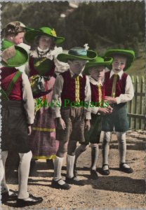 Children Postcard - Costumi Alto Adige Sudtroler Volkstrachten  RR19472