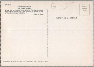 Greetings from Las Vegas NV Continental Chrome Postcard