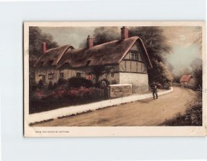 Postcard Anne Hathaways Cottage Stratford upon Avon England