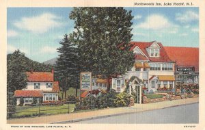 Lake Placid New Jersey Northwoods Inn Vintage Postcard AA37029