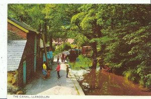 Wales Postcard - The Canal - Llangollen - Denbighshire   U579