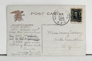 River Front, New York - Postcard