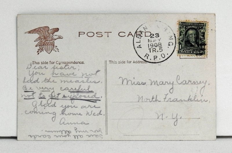 River Front, New York - Postcard