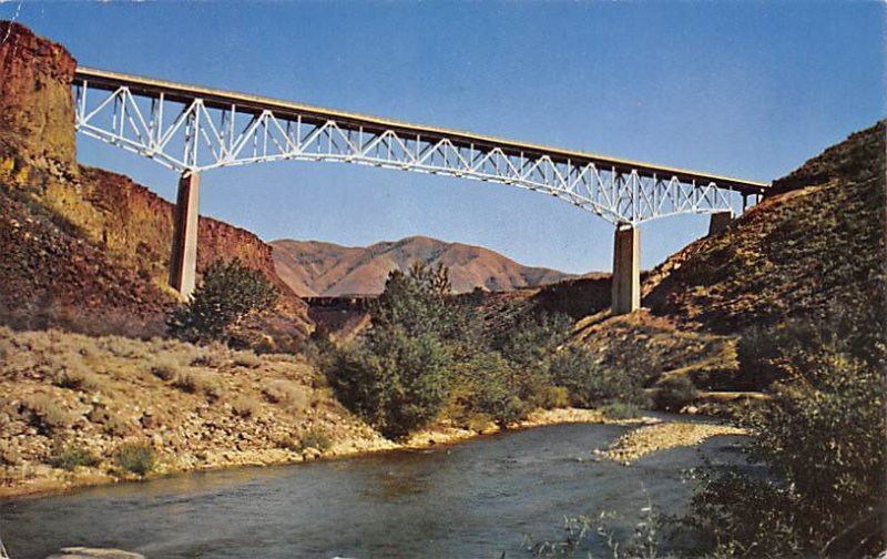 Mores Creek Bridge Idaho City, Idaho, USA 1958 
