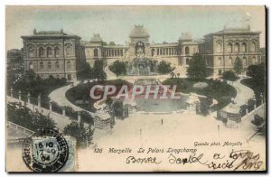 Old Postcard Marseille Le Palais Longchamp