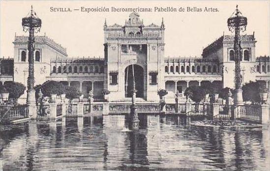 Spain Sevilla Exposicion Iberoamericana Pabellon de Bellas Artes