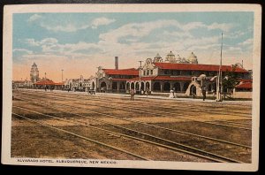 Vintage Postcard 1913 Alvarado Hotel, Albuquerque, New Mexico (NM)