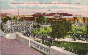 Toronto Ontario ON 1922 Manufacturers Building Plaza CNE Southam Postcard H62