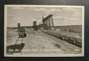 Mint Vintage Iron Ore Crushing Virginia Minnesota Real Photo Postcard RPPC