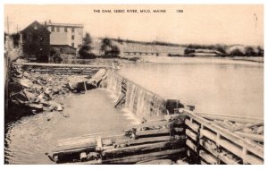 Maine  Milo The Dam Sebec River