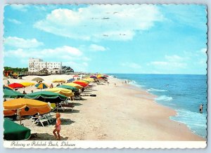 1973 Rehoboth Beach Delaware DE Vintage Postcard Greetings resort Atlantic Coast