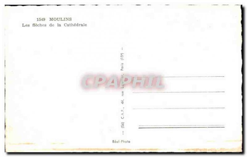 Old Postcard The Arrows Moulins De La Cathedrale