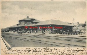 OK, Guthrie, Oklahoma, Union Railroad Station Depot, 1906 PM