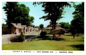 Postcard MOTEL SCENE Memphis Tennessee TN AT5893