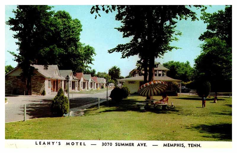 Postcard MOTEL SCENE Memphis Tennessee TN AT5893
