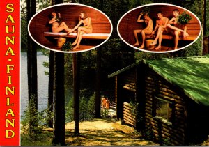 Finland The Finnish Sauna Nude People Enjoying Sauna