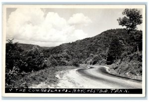 c1940 Cumberland Road Mountain Exterior Manchester Tennessee TN Vintage Postcard