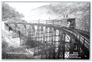 Veracruz Veracruz Mexico Postcard Puente De Metlao c1920's RPPC Photo