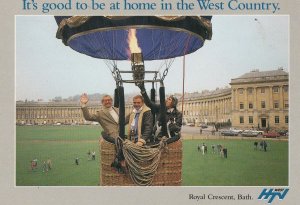 Good To Be Home In Bath Avon Hot Air Balloon HTV TV Postcard