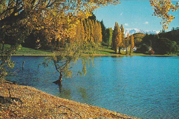 New Zealand Queenstown Autumn Colour At Walter Peak Station