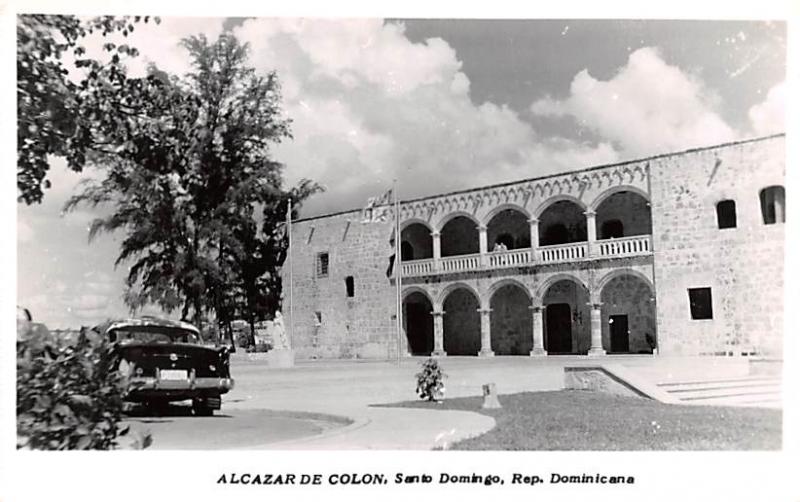 Dominican Republic Old Vintage Antique Post Card Alcazar de Colon Santo Domin...