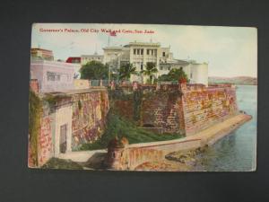 SAN JUAN PUERTO RICO Governor's Palace c1910 Postcard