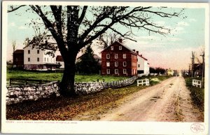Main Street Shaker Village Pittsfield MA Vintage Postcard E72