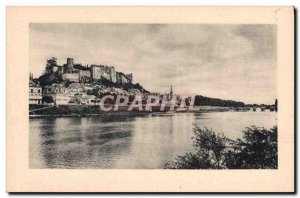 Old Postcard Chinon The Castle And The Vienna