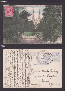Postcard, CANADA, Ottawa, The Basilicia, from the Park
