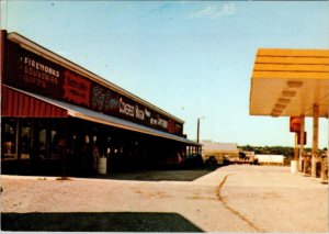 Benton, MO Missouri BIG DON'S COVERED WAGON CAMPGROUND Store~Gas 4X6 Postcard