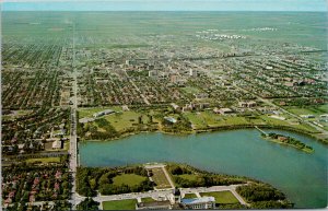 Regina Saskatchewan Aerial Legislative Buildings Unused Vintage Postcard F94