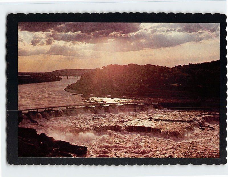 Postcard Black Eagle Falls, Montana