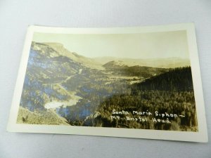 Vintage Postcard Santa Maria Siphon Mt. Bristol Head Colorado Valley Scene Photo