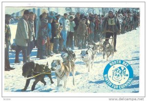 NORTH BAY Winter Carnival , Ontario , Canada , 1960s ; Dog Derby Team