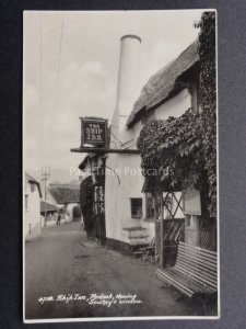 Somerset: PORLOCK Ship Inn showing Southey's Window - Old RP Postcard by E.A.S.