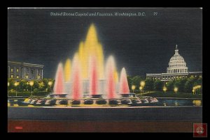 U.S. Capitol and Fountain, Washington, D.C.