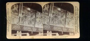 229174 JAPAN Theatre Bill Boards 1896 year STEREO PHOTO