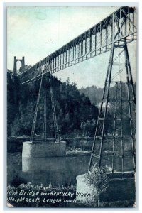 1910 High Bridge Trees Scene Kentucky River Kentucky KY Posted Vintage Postcard