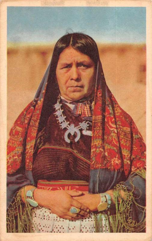 Native Americana Zuni Tribe Indian Tsytyaseta Antique Postcard J68735