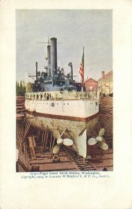 Postcard Washington Puget Sound Naval Station Lowman & Hanford undivided 23-8833